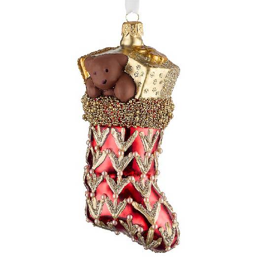 INDENT - Waterford Holiday Heirloom Glass Stocking 2026